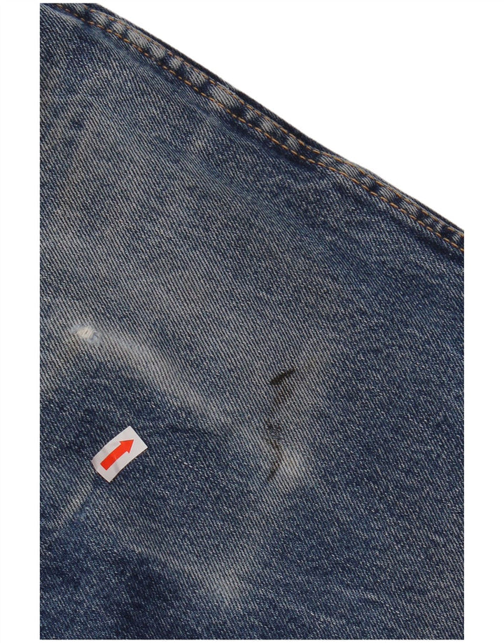 WRANGLER Mens Regular Fit Straight Jeans W33 L32 Blue Cotton