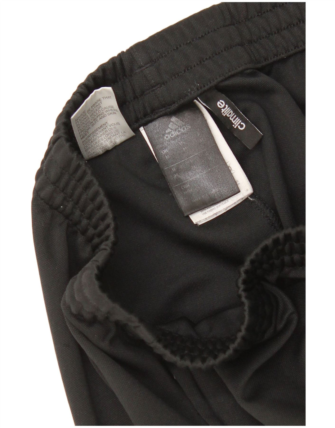 Adidas Womens Climalite Tracksuit Trousers UK 12 Medium Black Colourblock
