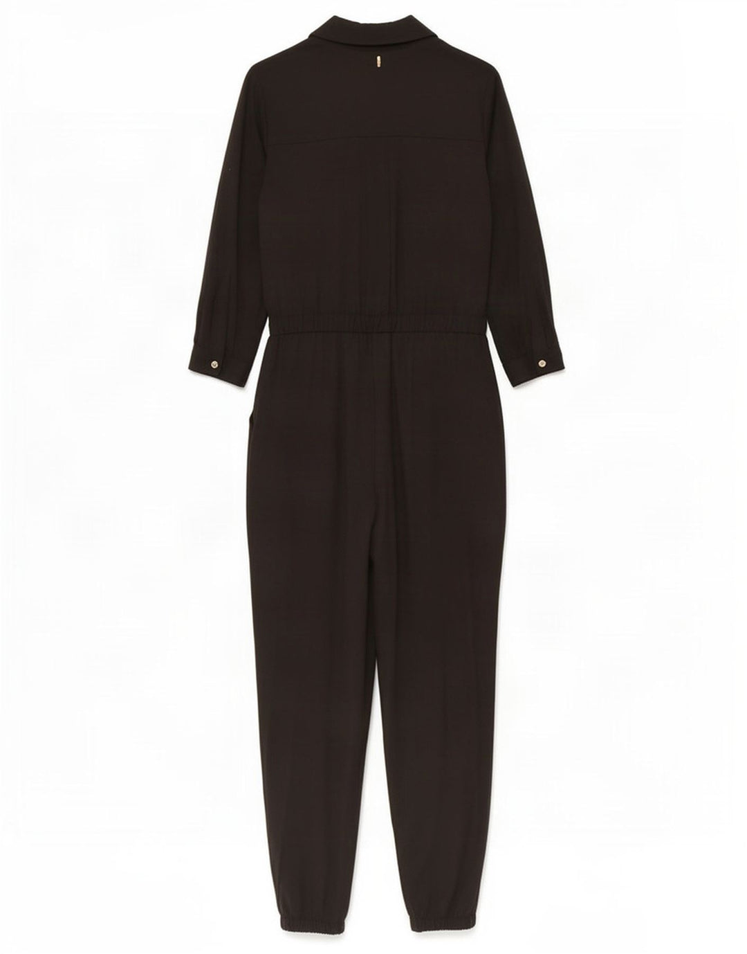 Guess Womens 3/4 Sleeve Jumpsuit UK 14 Medium Black Lyocell