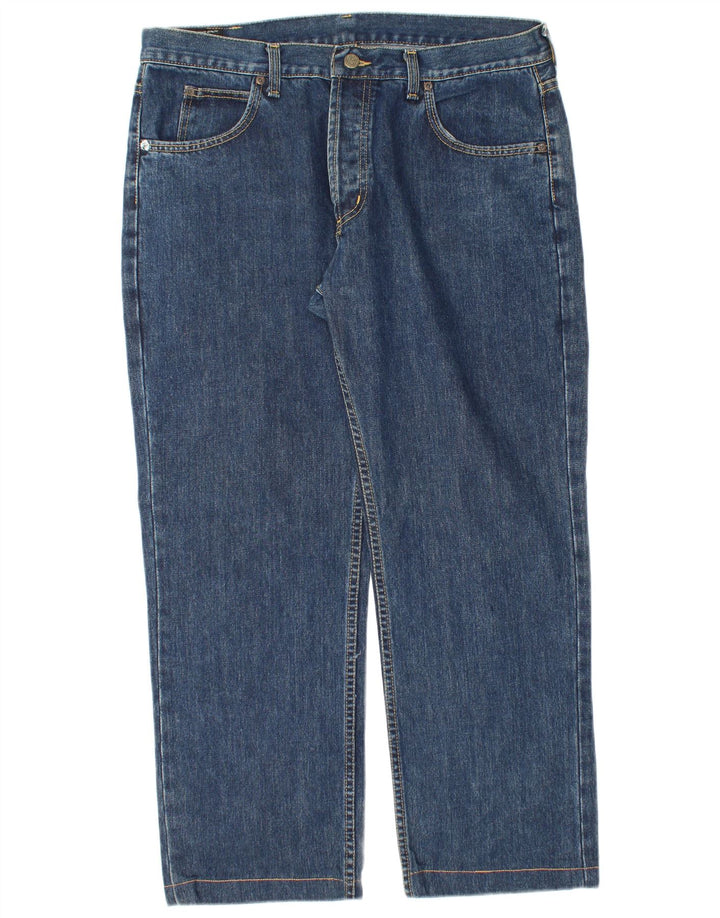 Lee Mens Seattle Straight Jeans W36 L28 Blue Cotton