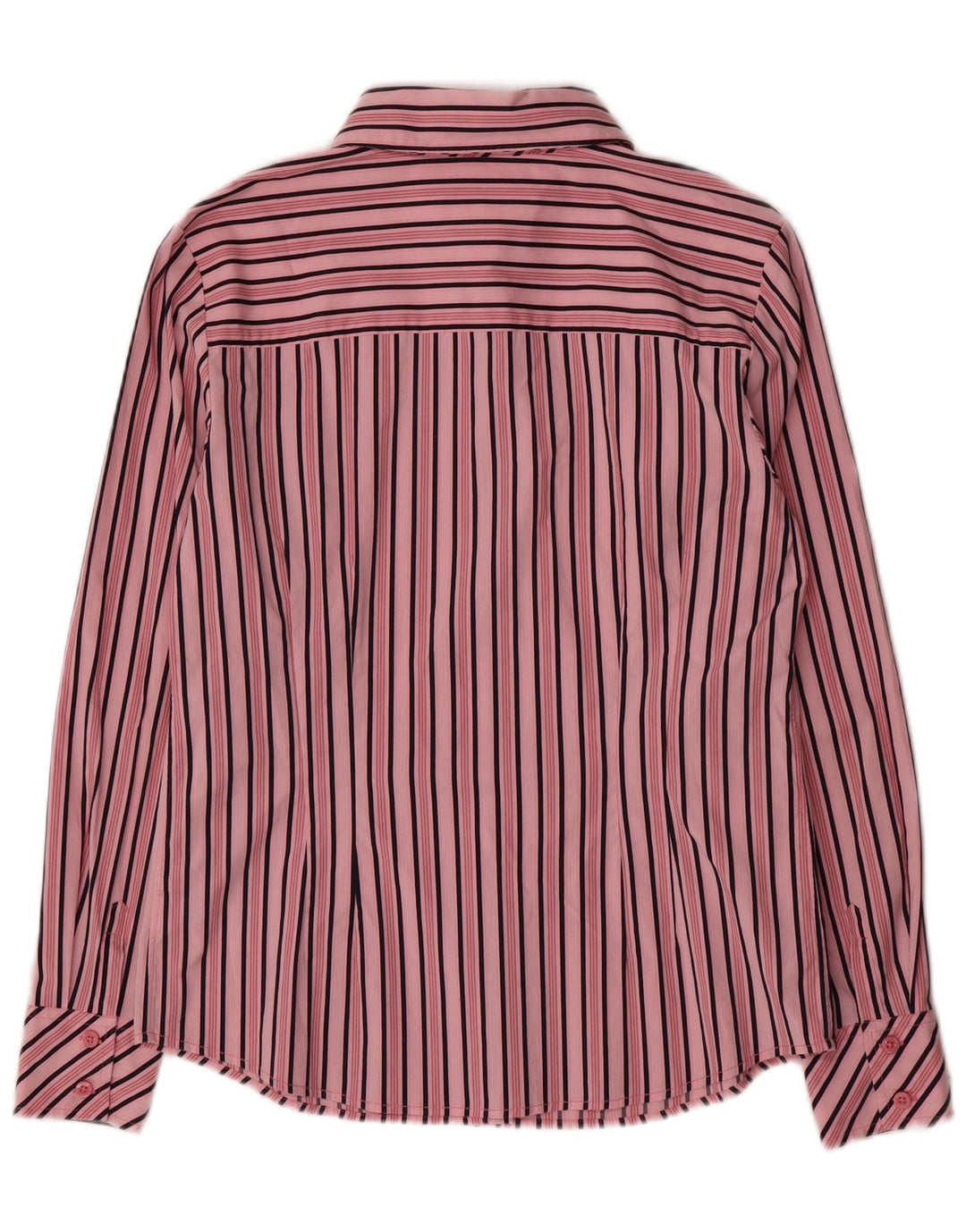 TOMMY HILFIGER Womens Shirt US 14 XL Pink Striped Cotton