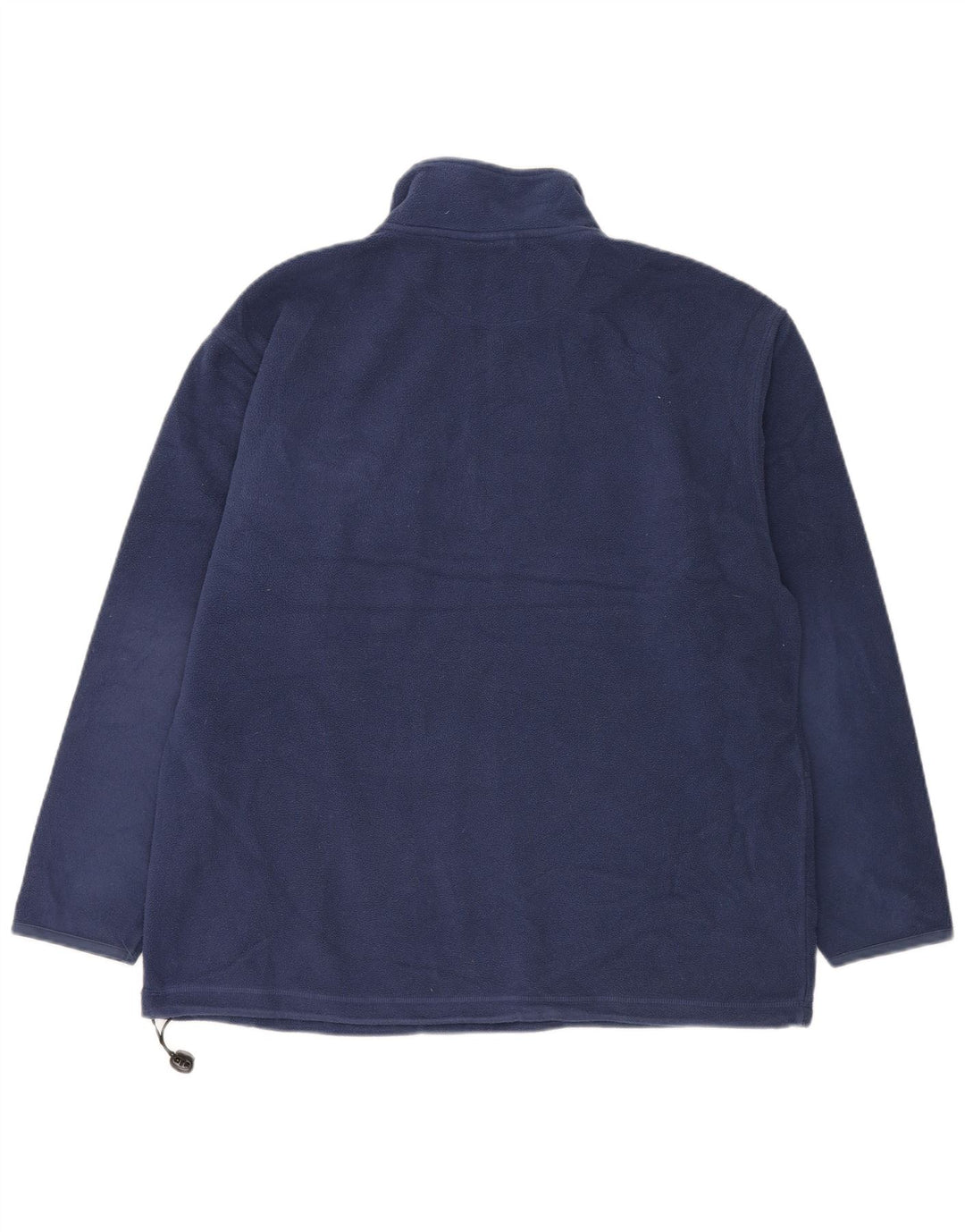 Marks & Spencer Mens Blue Harbour Zip Neck Fleece Jumper Medium Navy Blue