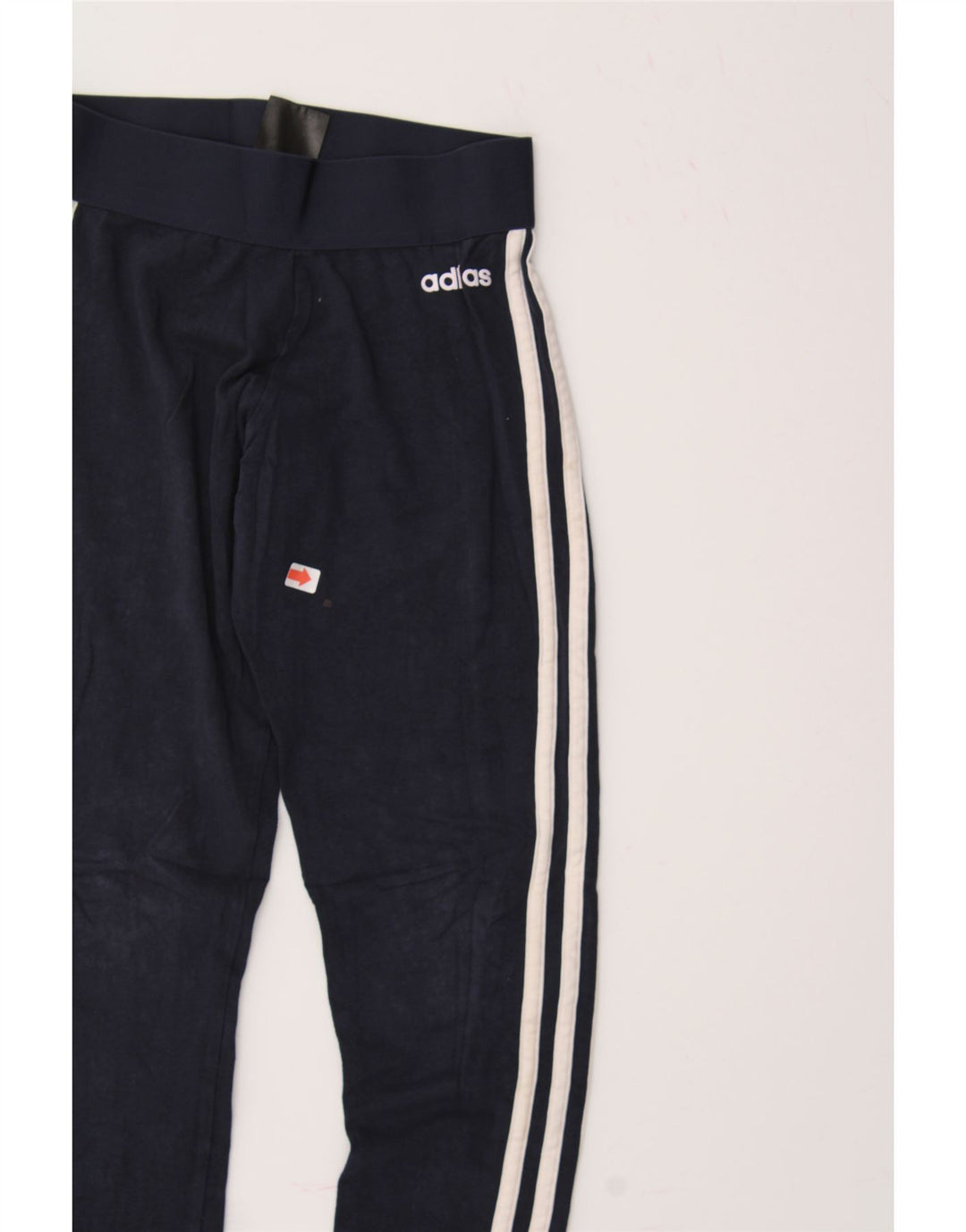 ADIDAS Womens Leggings UK 4/6 XS Navy Blue Vintage Adidas and Second-Hand Adidas from Messina Hembry 