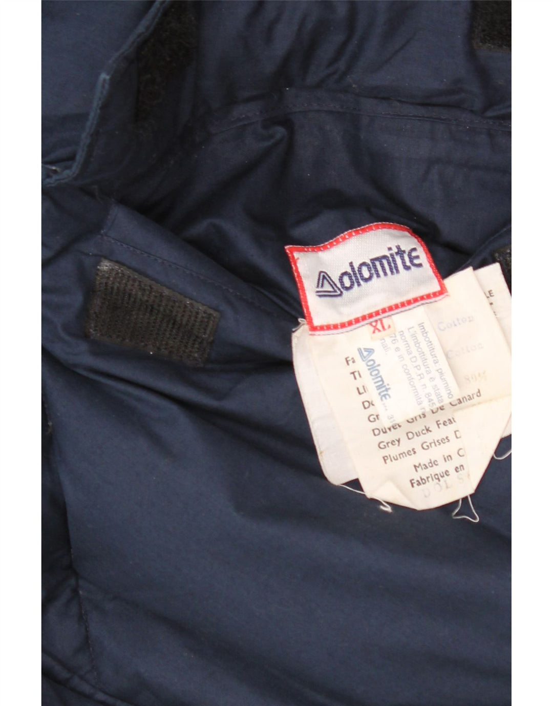 DOLOMITE Mens Reversible Padded Jacket UK 42 XL Yellow Cotton