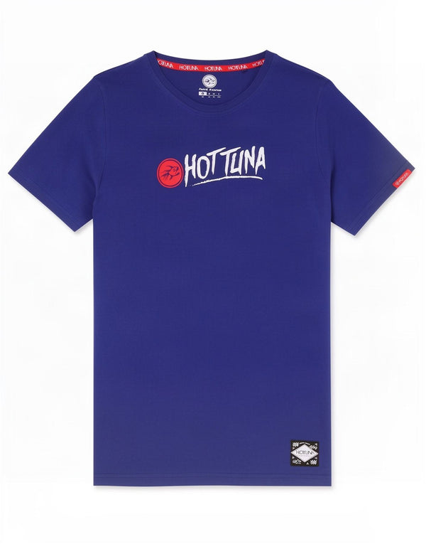 Hot Tuna Mens Graphic T-Shirt Top Medium Blue Cotton