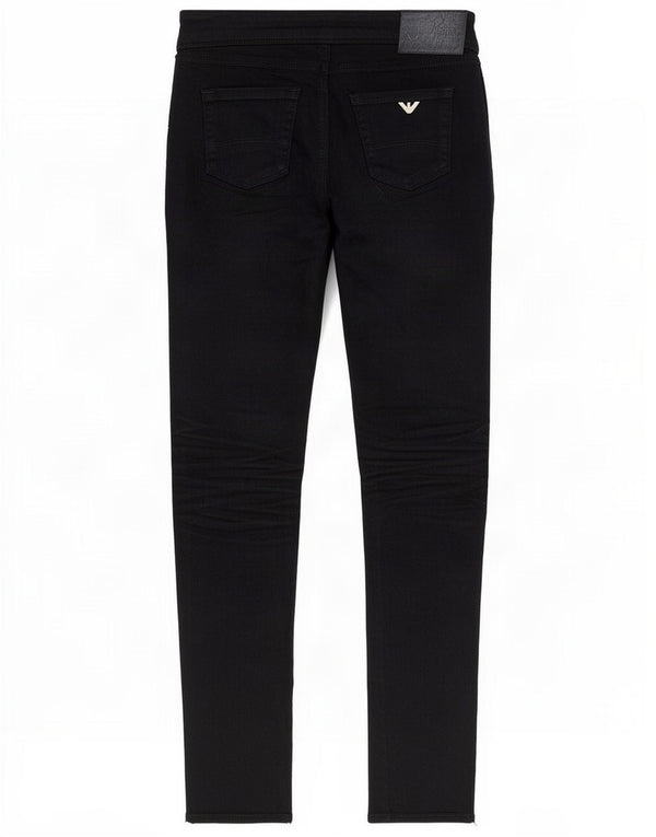 Armani Womens Skinny Jeans W26 L31 Black Polyester