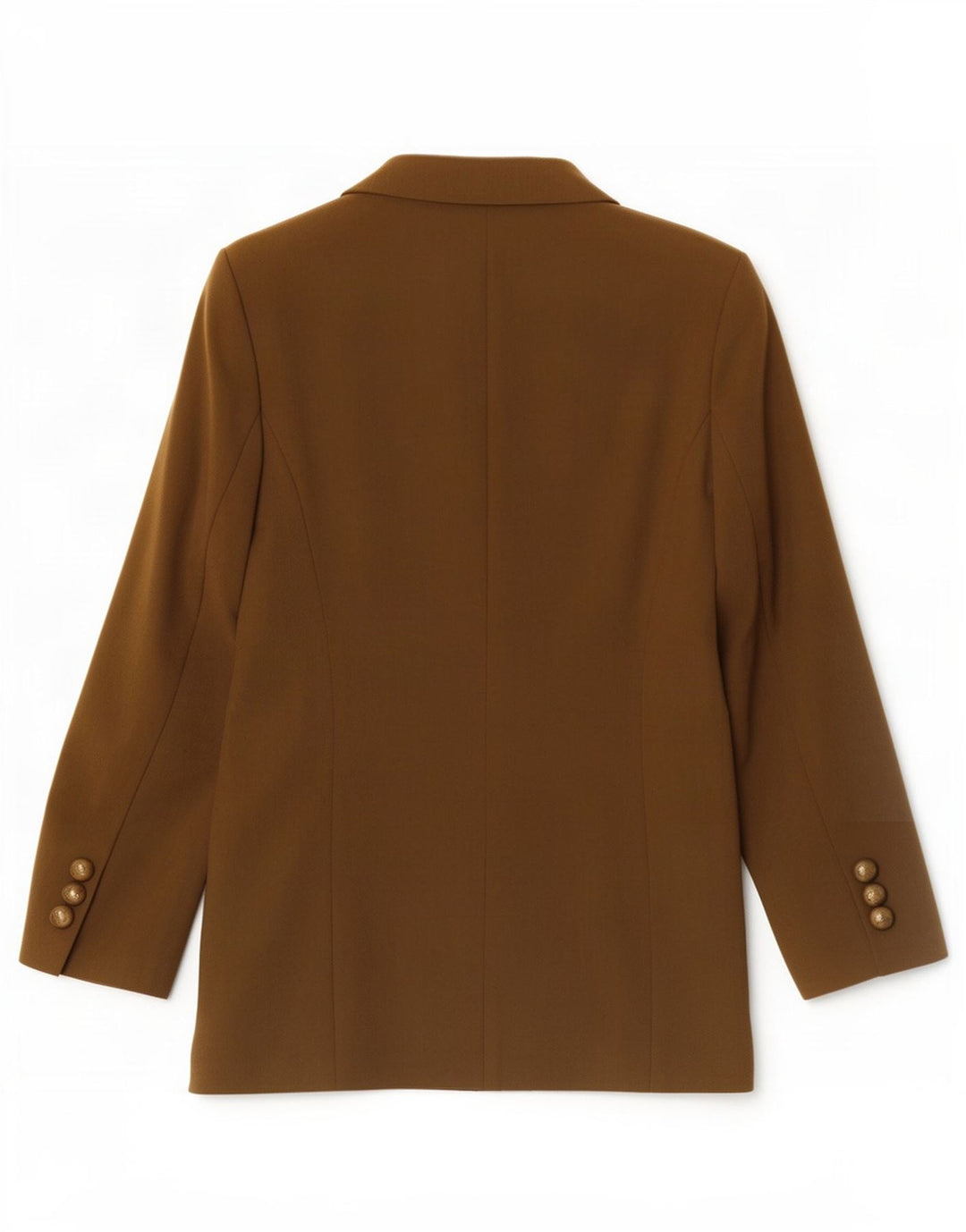 Choise by Danwear Womens 2 Button Blazer Jacket UK 10 Small Khaki Polyester