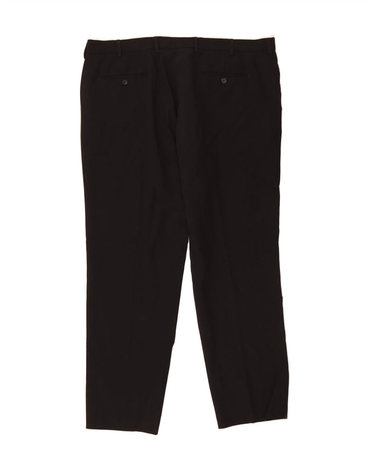 NAUTICA Mens Slim Suit Trousers W42 L32 Black Polyester Vintage Nautica and Second-Hand Nautica from Messina Hembry 