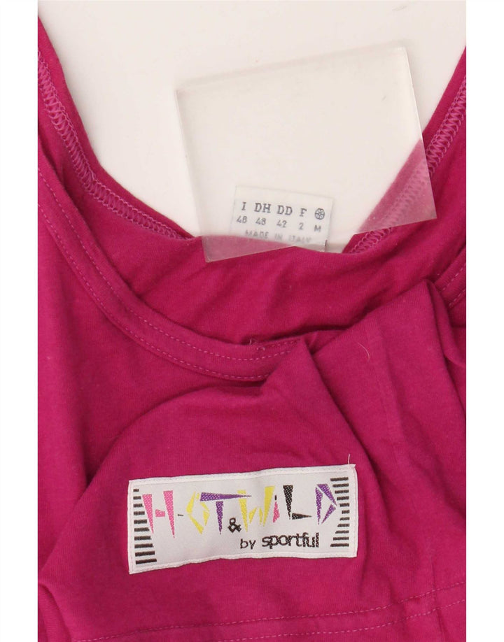 Sportful Womens Vest Top UK 12 Medium Pink