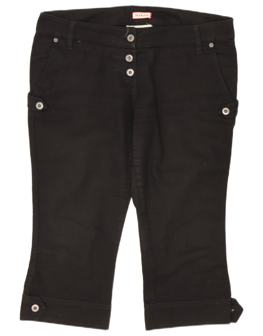Max & Co. Womens Bermuda Shorts UK 14 Large W36  Black