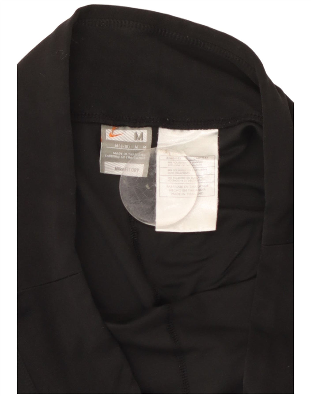 Nike Womens Capri Leggings US 8/10 Medium Black Polyester