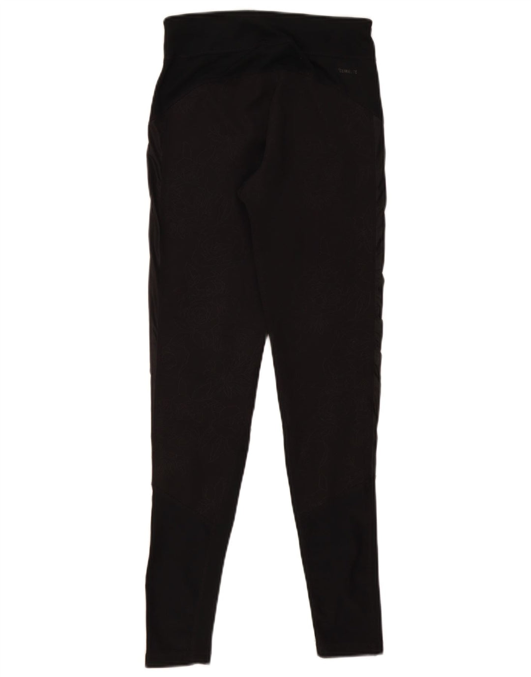 Adidas Womens Leggings UK 8/10 Small  Black Floral