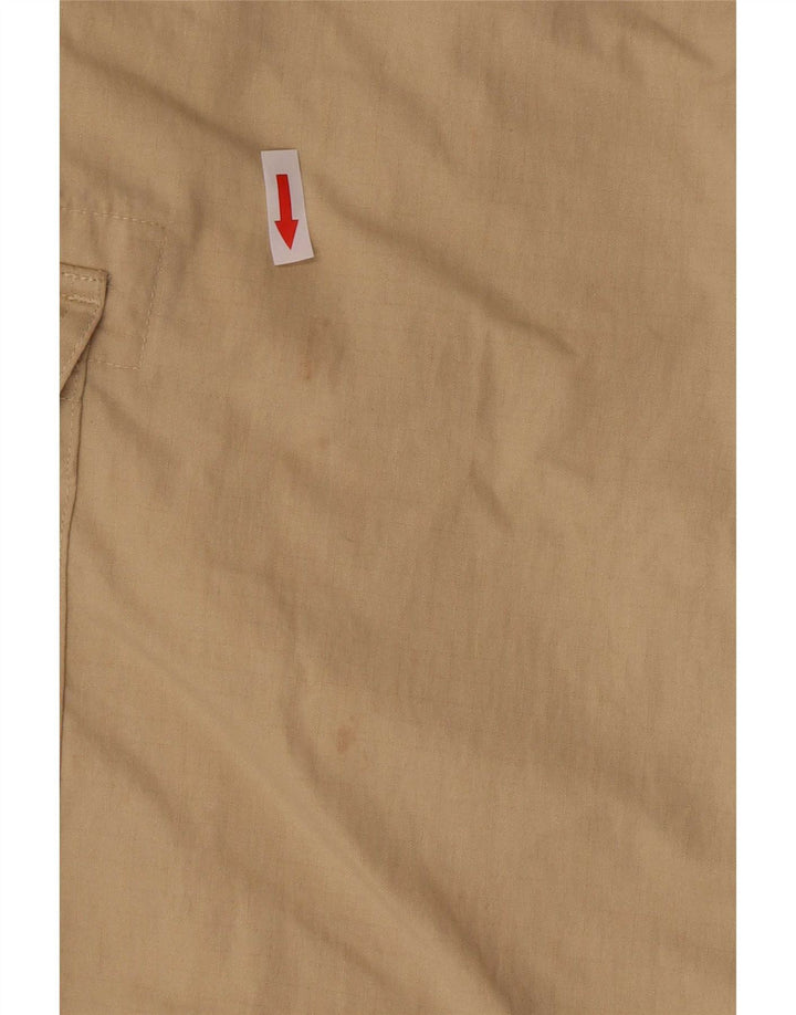 Timberland Mens Cargo Shorts W36 Large Beige Cotton