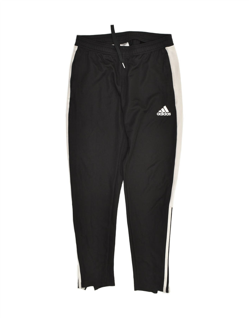 ADIDAS Mens Tracksuit Trousers Medium Black Polyester | Vintage Adidas | Thrift | Second-Hand Adidas | Used Clothing | Messina Hembry 