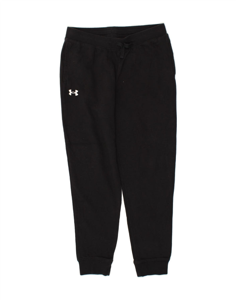 UNDER ARMOUR Boys Graphic Tracksuit Trousers Joggers 13-14 Years XL Black | Vintage Under Armour | Thrift | Second-Hand Under Armour | Used Clothing | Messina Hembry 