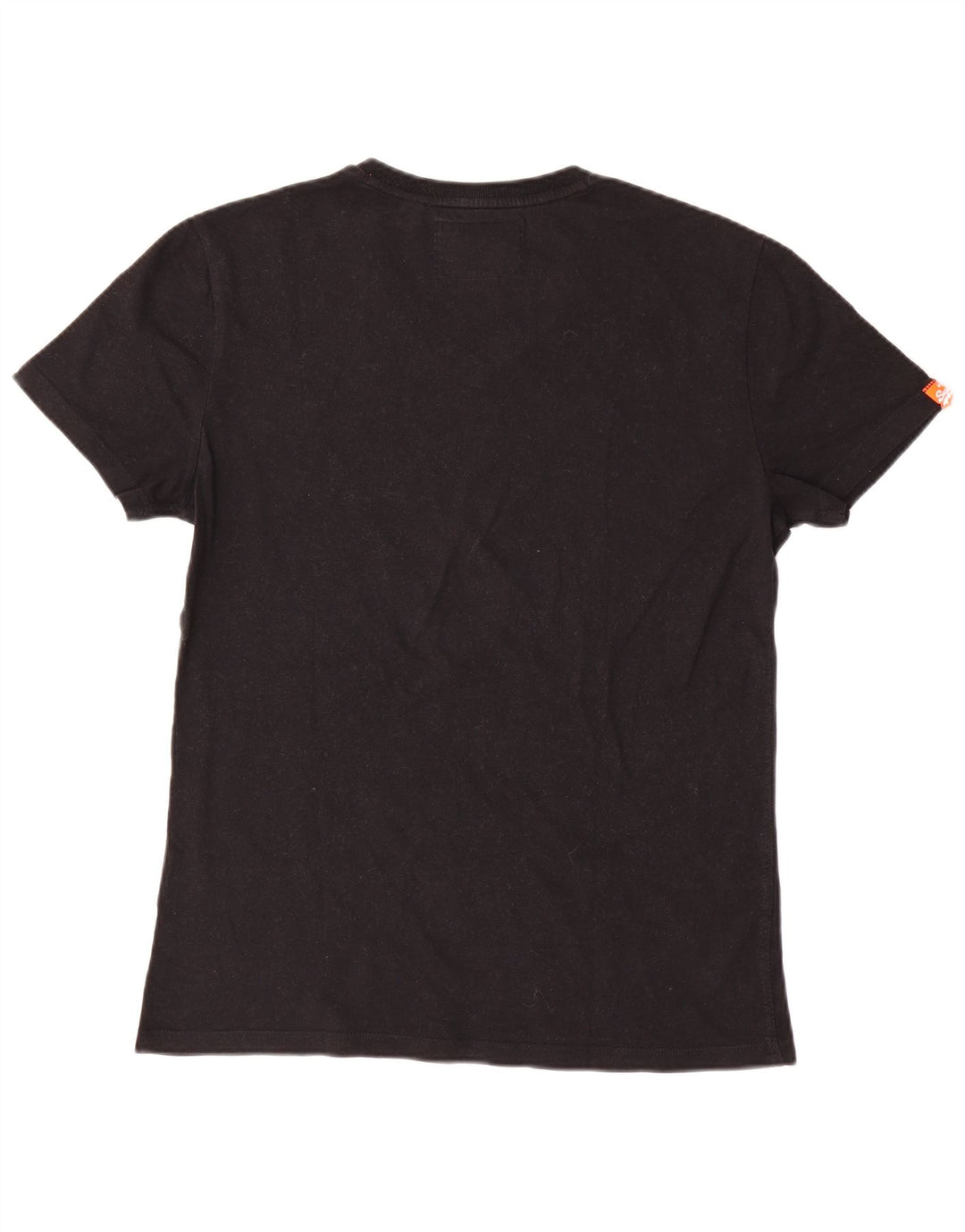 Superdry Mens T-Shirt Top Large Black Cotton