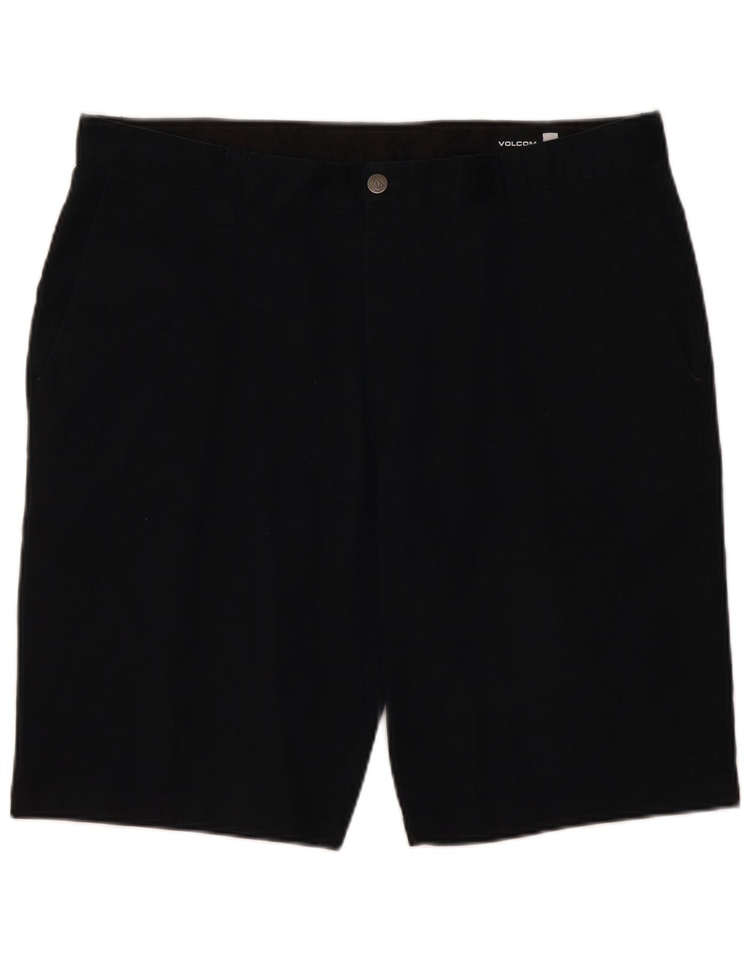 Volcom Mens Chino Shorts W38 XL Black Cotton