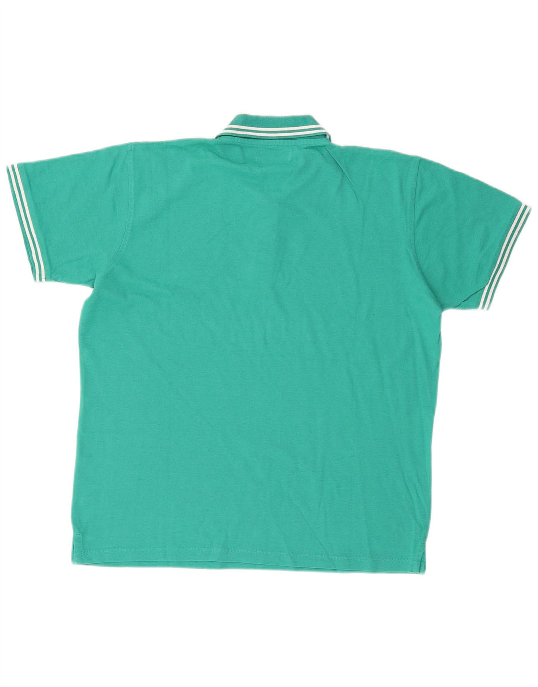 COVERI Mens Polo Shirt XL Green Cotton