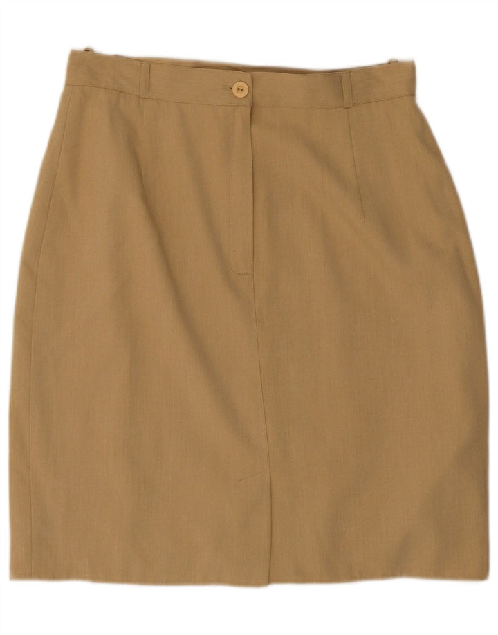 La Belle Womens Straight Skirt IT 42 Medium W30  Beige Polyester