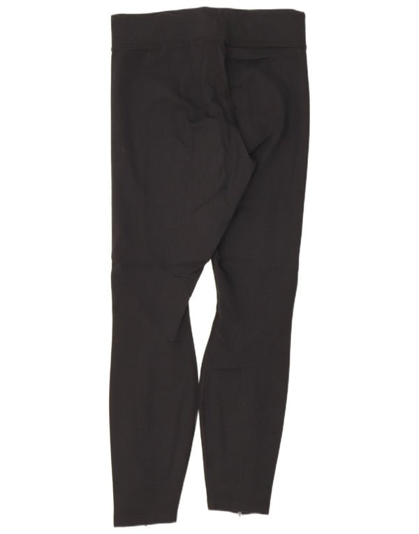 Nike Womens Leggings UK 12 Medium Black Viscose