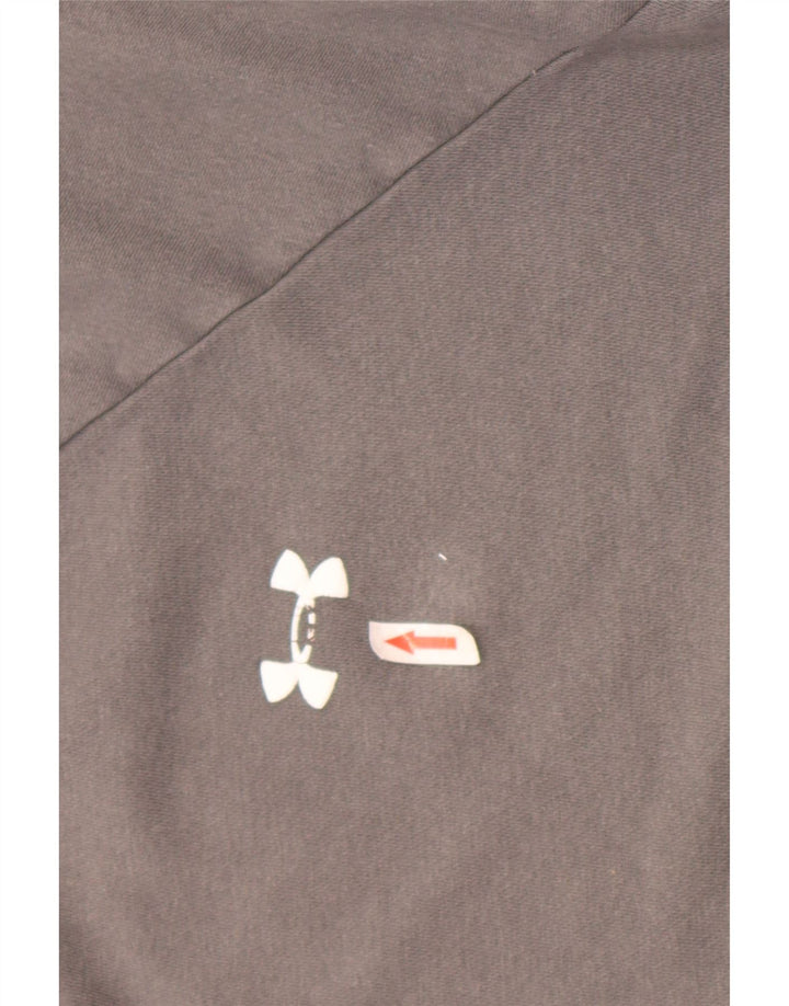 Under Armour Mens Sweatshirt Jumper Large Grey Cotton