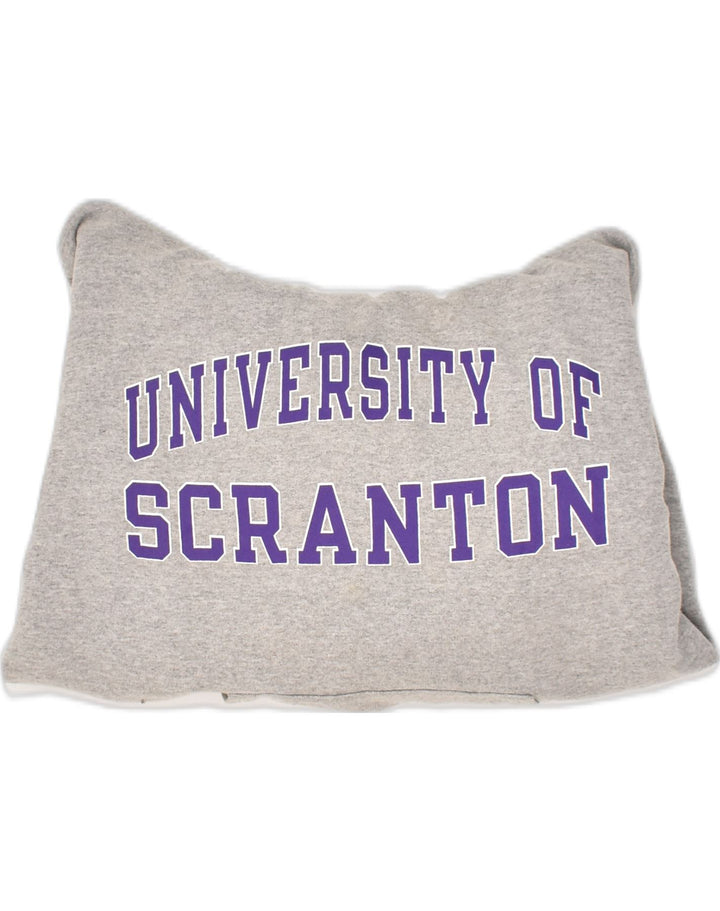 CHAMPION Mens Graphic Hoodie Jumper Small Grey Cotton Vintage Champion and Second-Hand Champion from Messina Hembry 