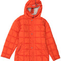 VINTAGE Womens Oversized Hooded Ski Jacket US 2 XS Red Nylon