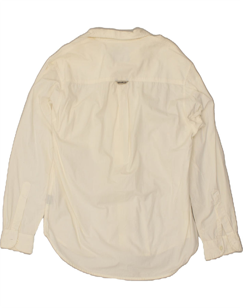 WRANGLER Mens Shirt Medium White Cotton Vintage Wrangler and Second-Hand Wrangler from Messina Hembry 