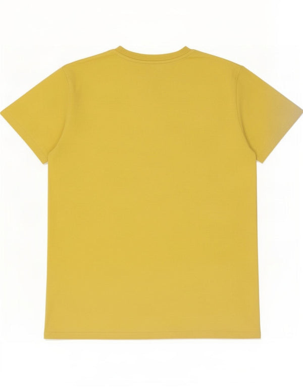 Superdry Mens Graphic T-Shirt Top Medium Yellow Cotton