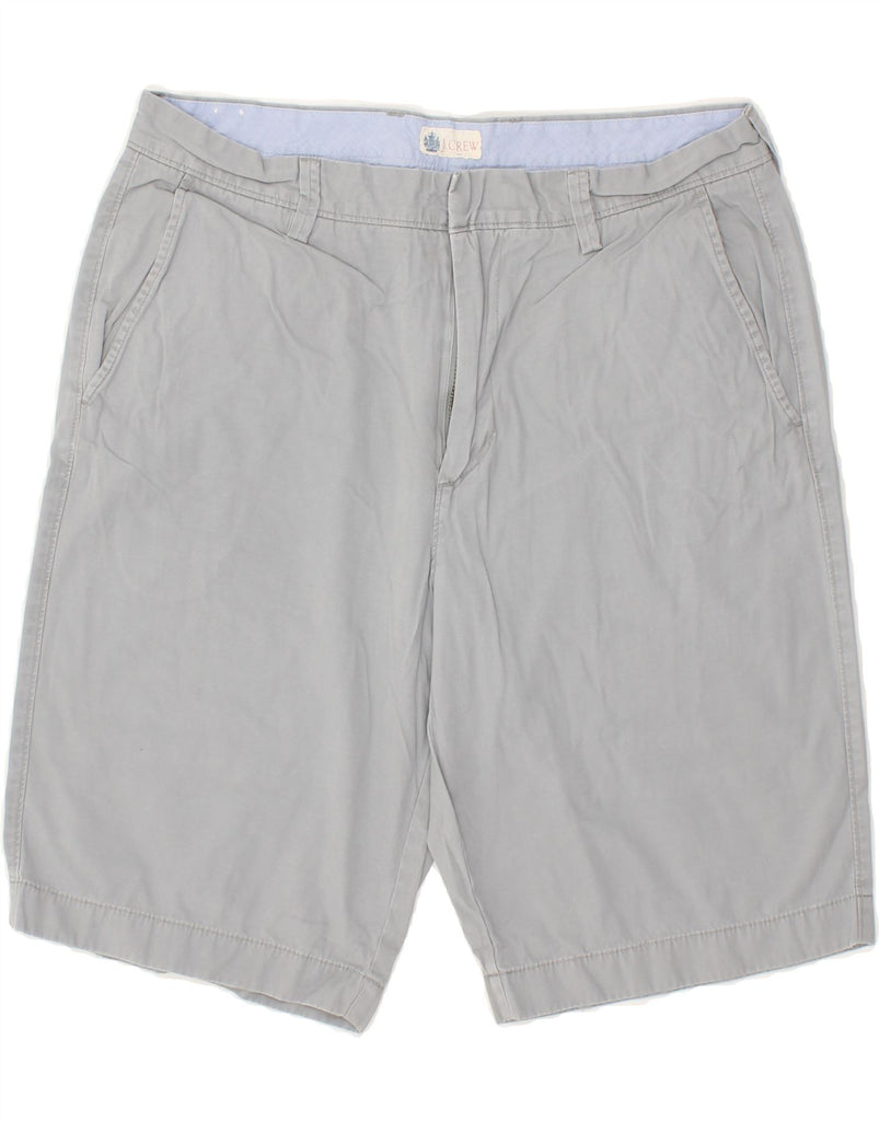 J. CREW Mens Chino Shorts W33 Medium Grey Cotton | Vintage J. Crew | Thrift | Second-Hand J. Crew | Used Clothing | Messina Hembry 