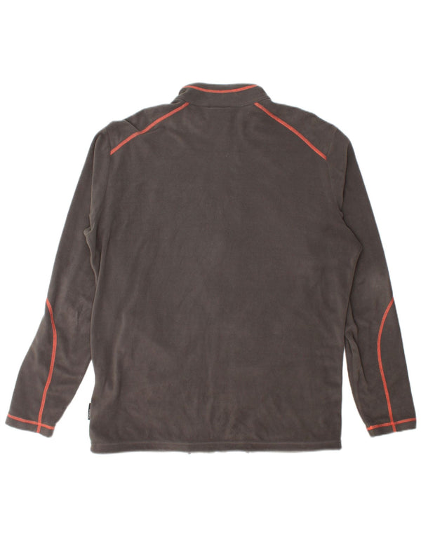 Jack Wolfskin Mens Fleece Jacket UK 44/46 XL Grey Polyester