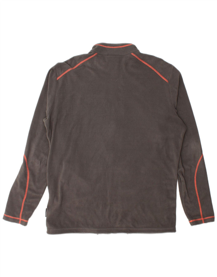 Jack Wolfskin Mens Fleece Jacket UK 44/46 XL Grey Polyester