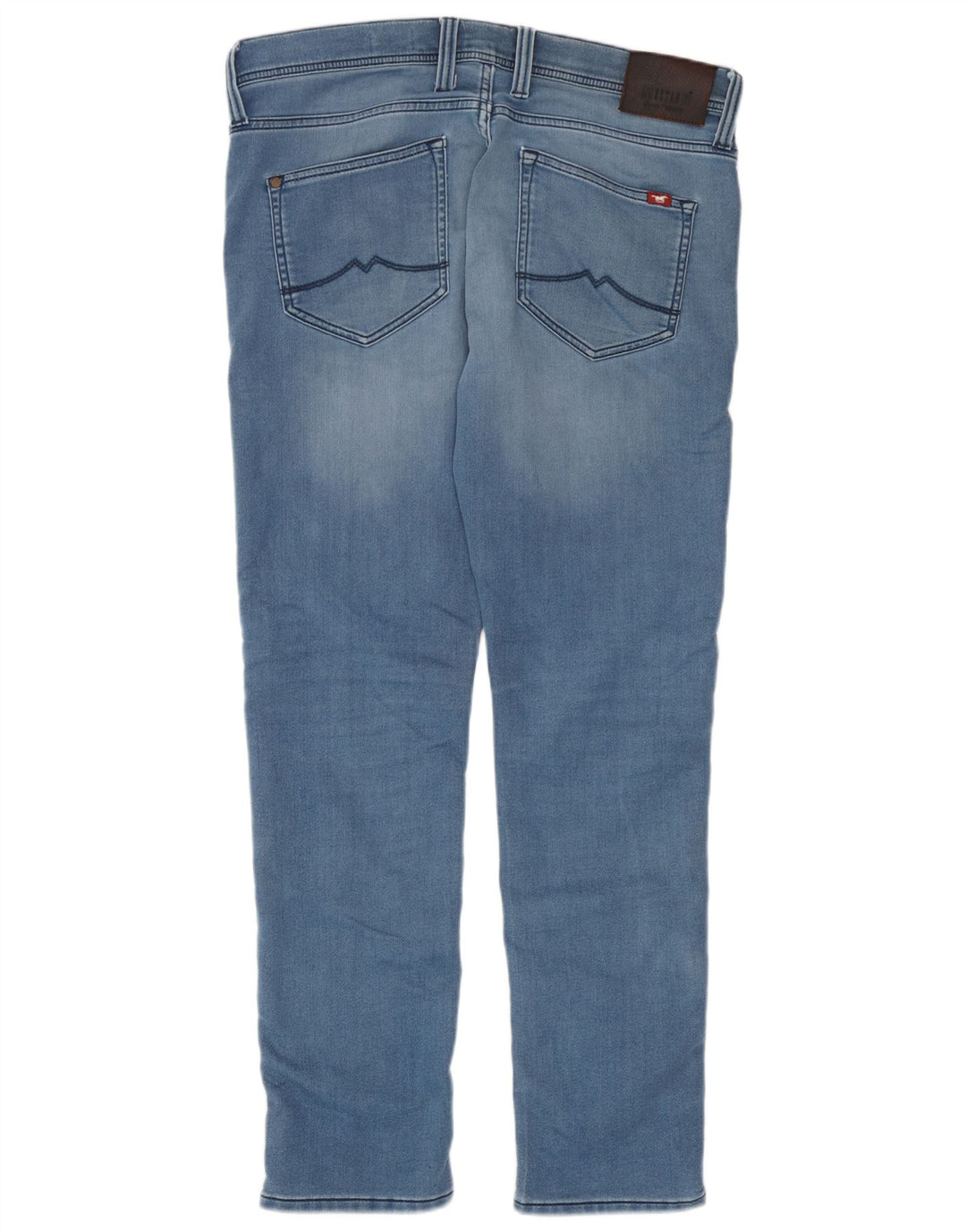 Mustang Mens Relaxed Fit Tapered Jeans W36 L30 Blue