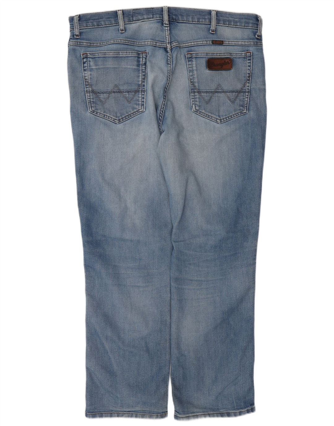 Wrangler Mens Texas Stretch Straight Jeans W40 L30 Blue Cotton
