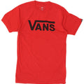 VANS Mens Classic Fit Graphic T-Shirt Top Small Red Cotton