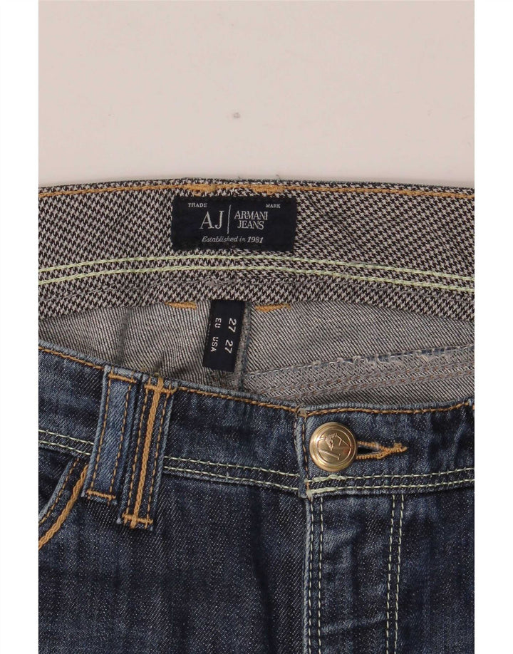 Armani Womens Slim Jeans W27 L30 Blue