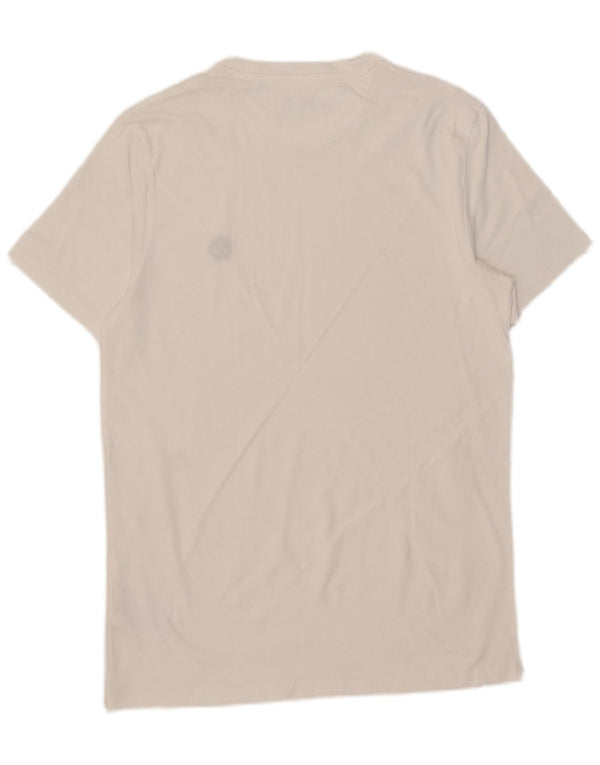 Timberland Mens Slim Fit T-Shirt Top Large White Cotton