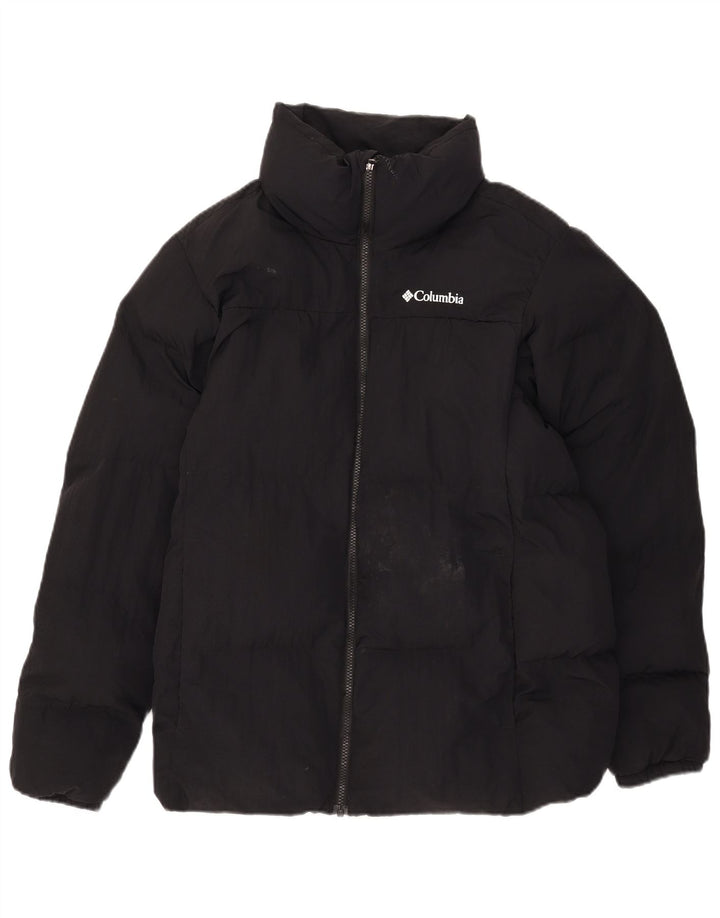 Columbia Mens Padded Jacket UK 36 Small Black Nylon