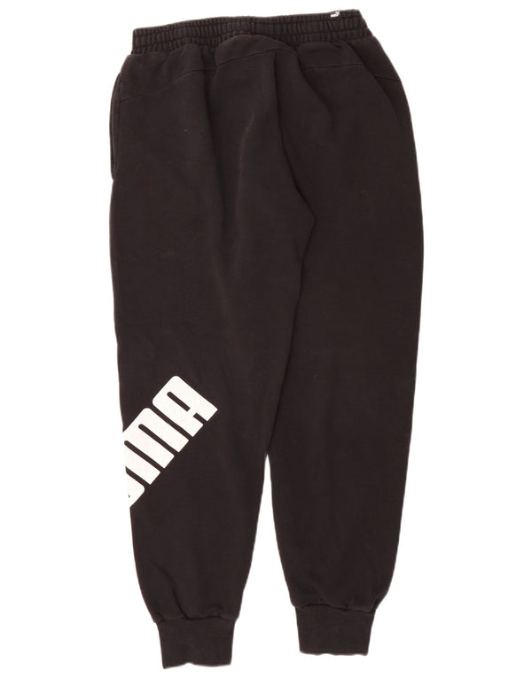 PUMA Mens Graphic Tracksuit Trousers Joggers Medium  Black