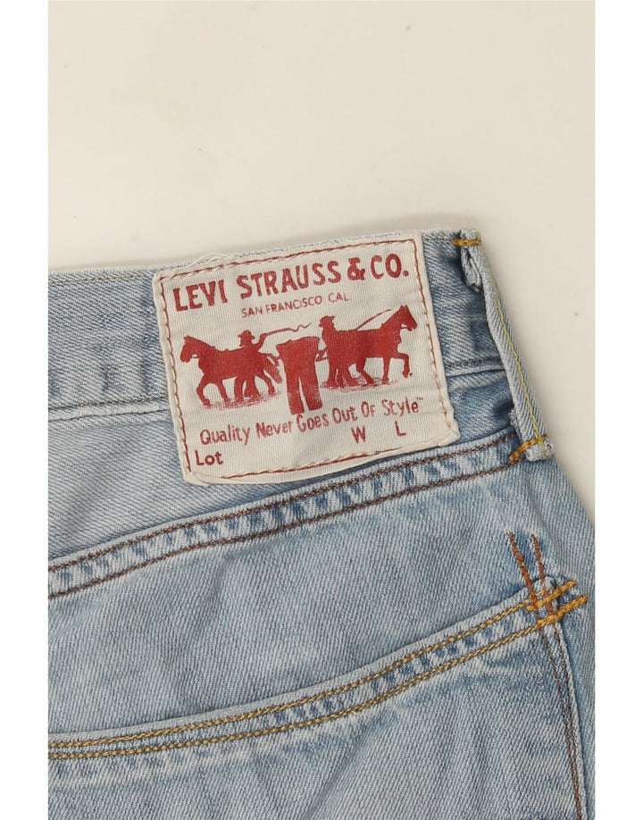 Levi's Mens 504 Denim Shorts W32 Medium Blue Cotton