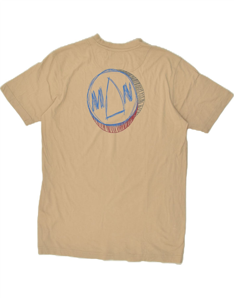 MURPHY & NYE Mens Graphic T-Shirt Top Large Beige Cotton | Vintage Murphy & Nye | Thrift | Second-Hand Murphy & Nye | Used Clothing | Messina Hembry 