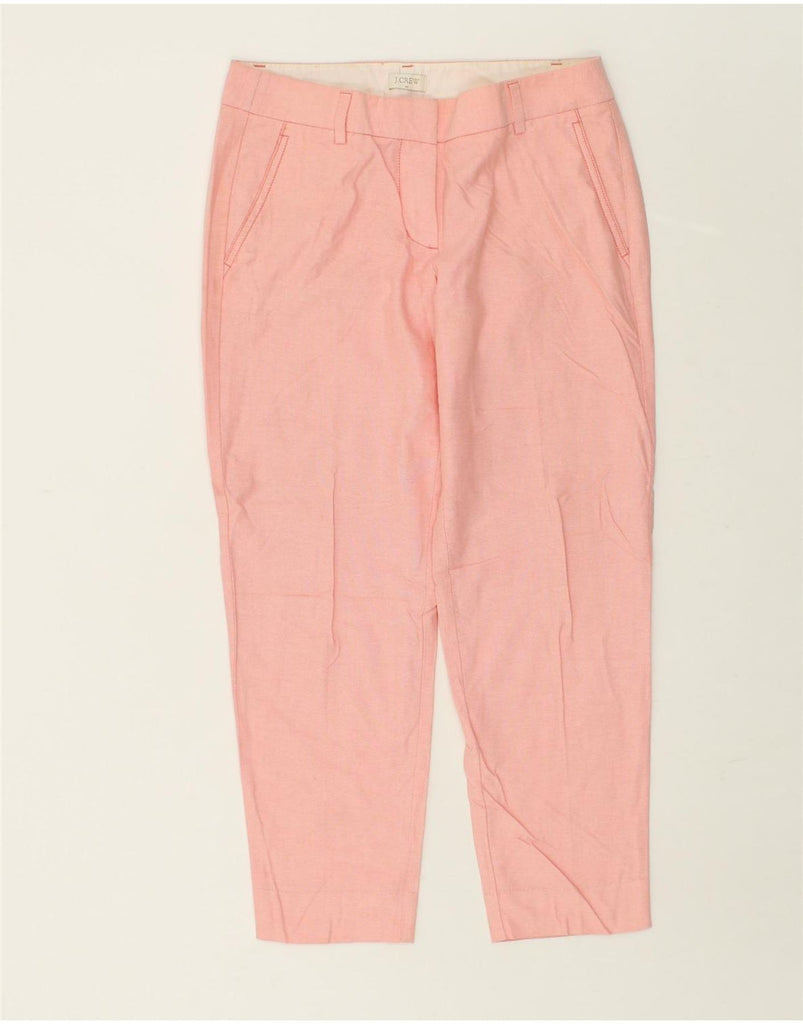 J. CREW Womens Tapered Chino Trousers US 2 XS W30 L26  Pink Cotton | Vintage J. Crew | Thrift | Second-Hand J. Crew | Used Clothing | Messina Hembry 