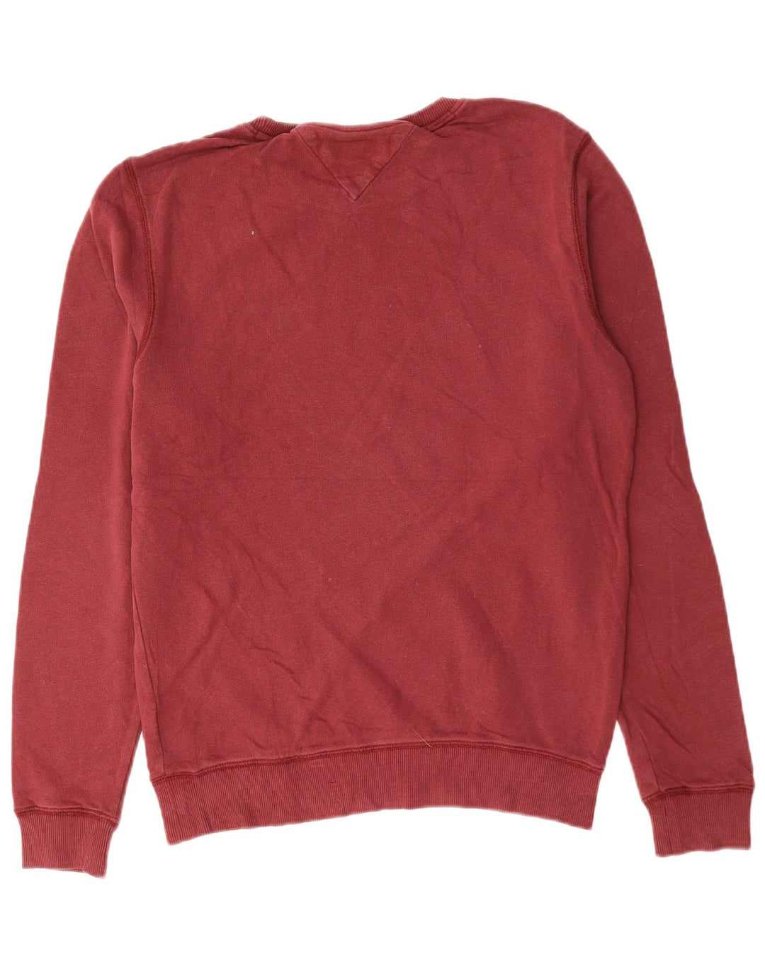 Tommy Hilfiger Mens Sweatshirt Jumper Small Red Cotton