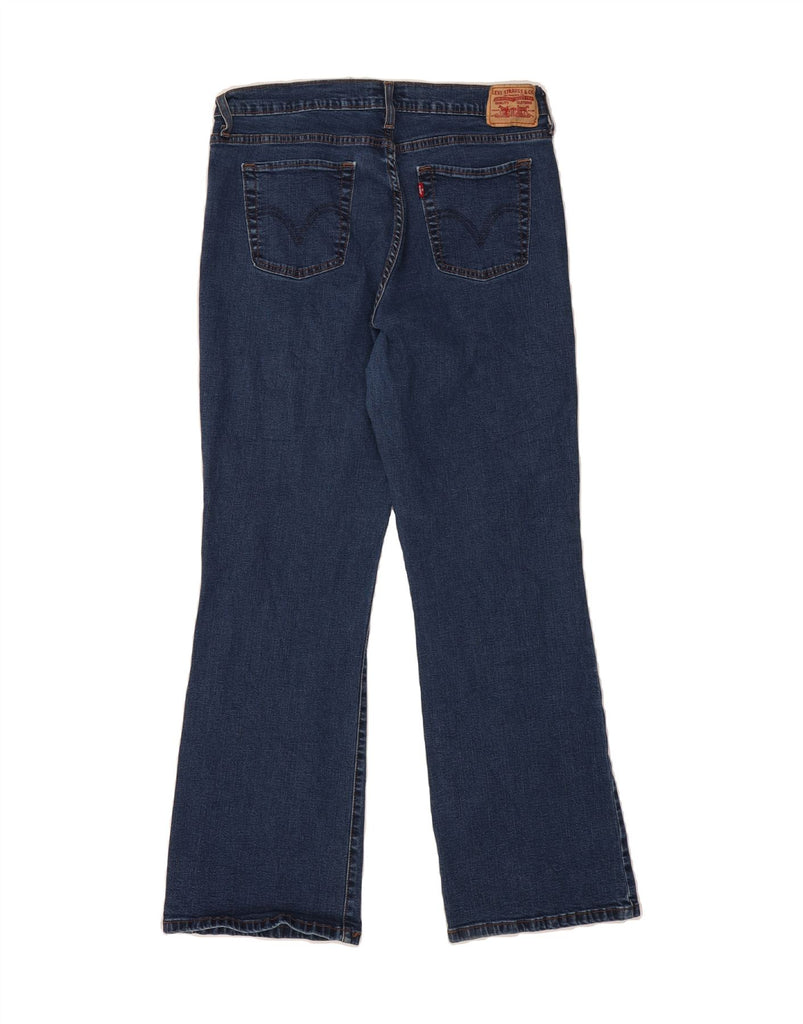 LEVI'S Womens Slimming Bootcut Jeans US 20 3XL W38 L30 Navy Blue Cotton Vintage Levi's and Second-Hand Levi's from Messina Hembry 