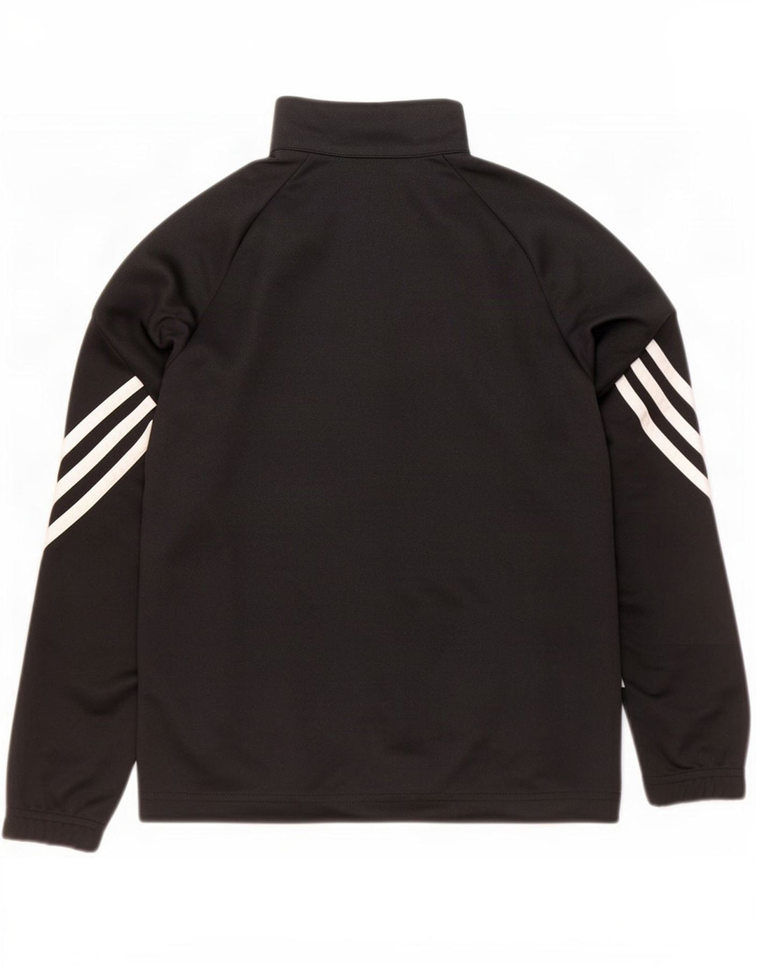 Adidas Boys Climalite Tracksuit Top Jacket 9-10 Years Black Polyester