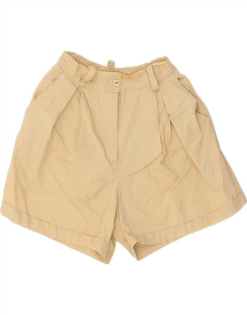 VINTAGE Womens Pegged Chino Shorts W26 Small Beige | Vintage Vintage | Thrift | Second-Hand Vintage | Used Clothing | Messina Hembry 