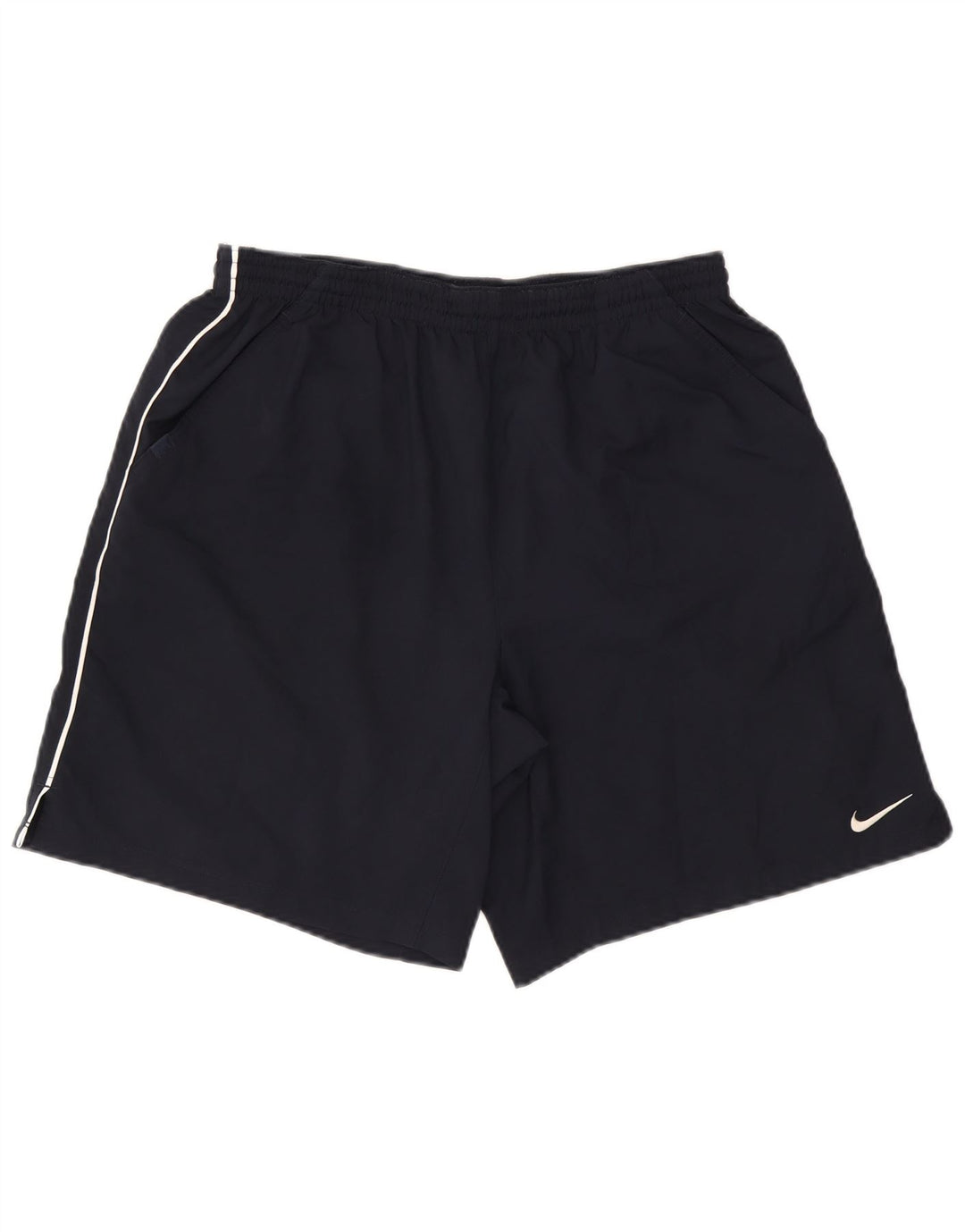 Nike Mens Dri Fit Sport Shorts  Large  Navy Blue Polyester