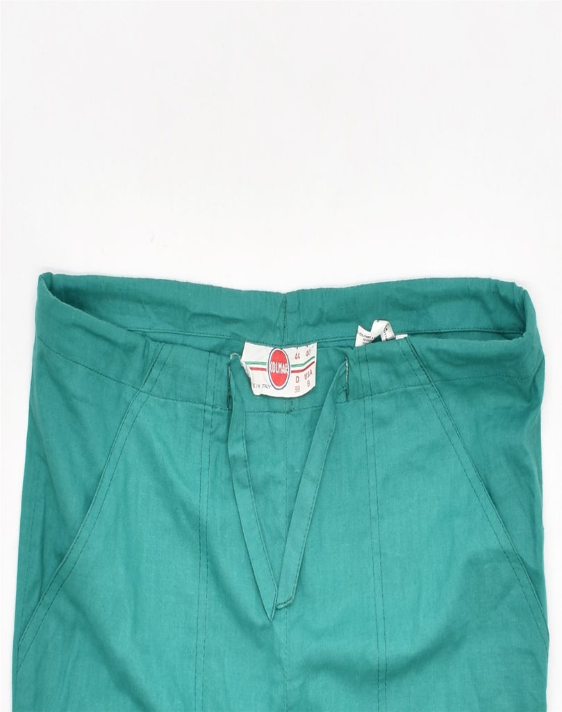 COLMAR Womens Chino Shorts US 8 Medium W34 Green Cotton | Vintage | Thrift | Second-Hand | Used Clothing | Messina Hembry 