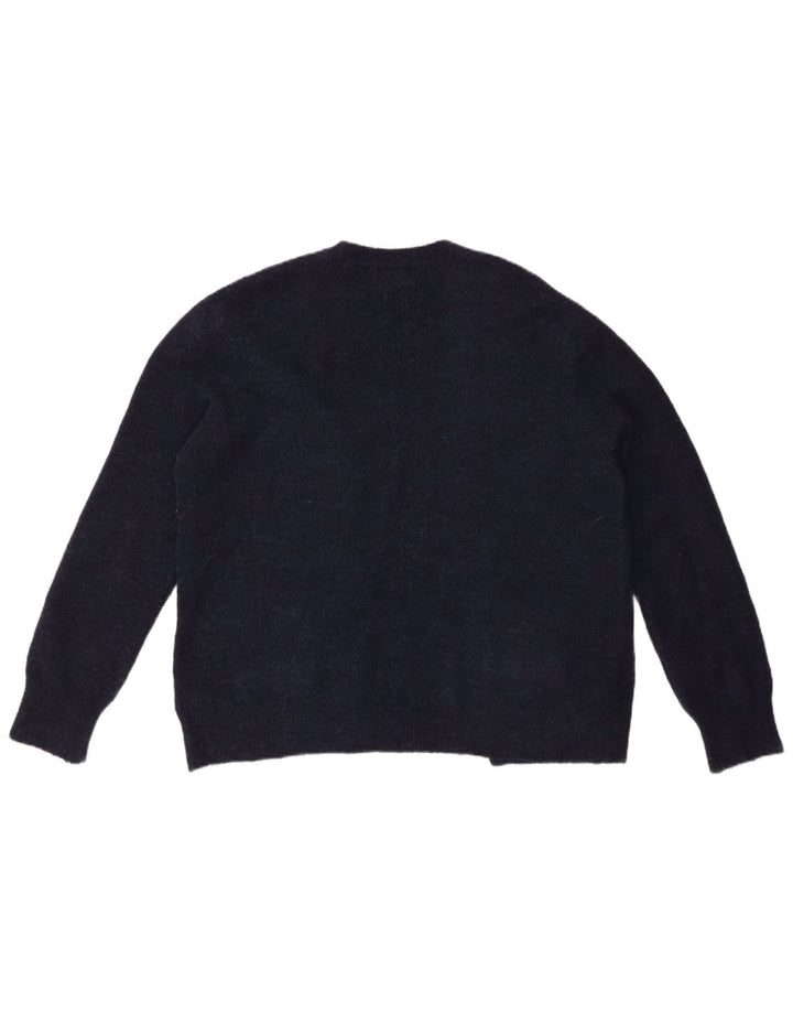 Fat Face Womens Cardigan Sweater UK 12 Medium Navy Blue