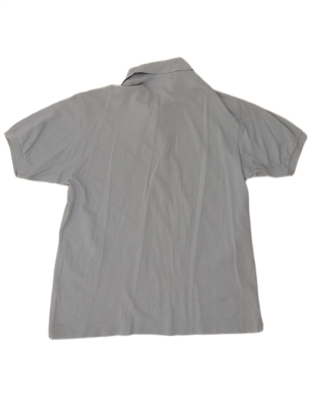 LACOSTE Mens Polo Shirt Size 5 Large Blue Cotton